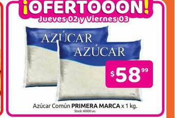 Cordiez Azúcar Común Primera Marca oferta