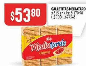 Makro Galletitas Mediatarde oferta
