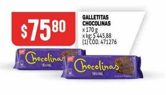 Makro Galletitas Chocolinas oferta