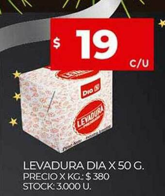 Supermercados DIA Levadura Dia oferta
