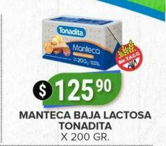 Supermercados Mayor Manteca Baja Lactosa Tonadita oferta