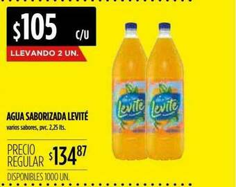 Supermercados Vea Agua Saborizada Levité oferta