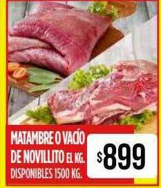 Supermercados Vea Matambre O Vacio De Novillito oferta
