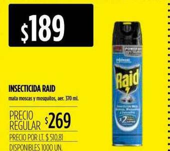 Supermercados Vea Insecticida Raid oferta