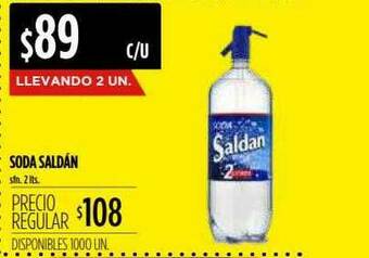 Supermercados Vea Soda Saldán oferta