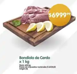 Supermercados Buenos Días Bondiola de Cerdo oferta