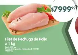 Supermercados Buenos Días Filet de Pechuga de Pollo oferta