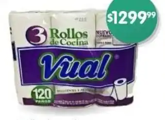 Supermercados Buenos Días Rollo de cocina VUAL 40 paños oferta