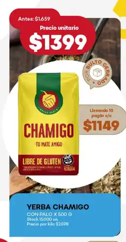 Supermercados Tadicor Yerba chamigo con palo oferta