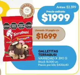 Supermercados Tadicor Galletitas terrabusi variedad oferta