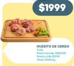 Supermercados Tadicor Huesito de cerdo oferta