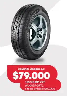 Supermercados Tadicor 165/70 R13 79T maxisport2 oferta