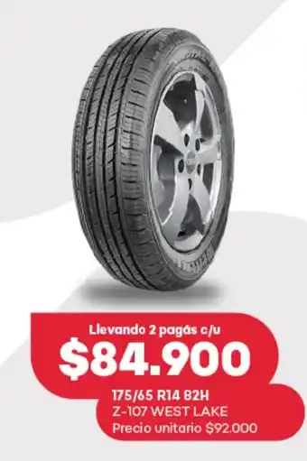 Supermercados Tadicor 175/65 R14 82H Z-107 West lake oferta