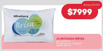 Supermercados Tadicor Almohada brisa oferta