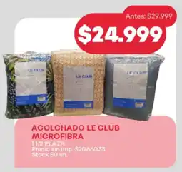 Supermercados Tadicor Acolchado le club microfibra oferta