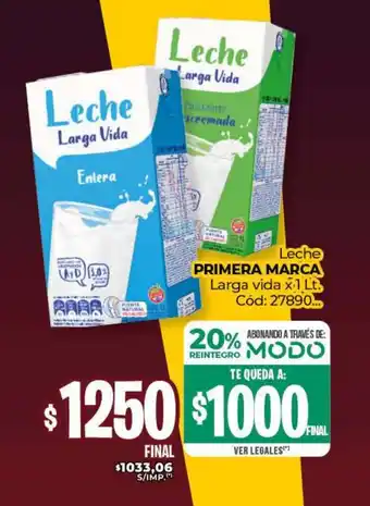 Diarco Leche PRIMERA MARCA Larga vida oferta