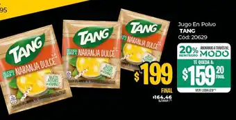 Diarco Jugo En Polvo TANG oferta