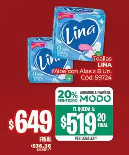 Diarco Toallas LINA Aloe con Alas oferta