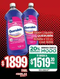 Diarco Jabon Líquido QUERUBÍN Botella oferta