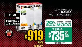 Diarco Lámpara Led KANSAI oferta