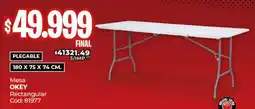 Diarco Mesa OKEY Rectangular oferta