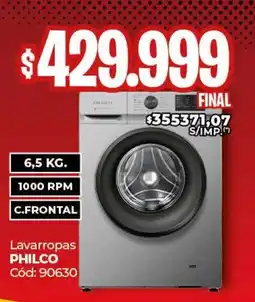 Diarco Lavarropas PHILCO oferta