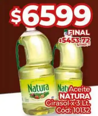 Diarco Aceite NATURA Girasol oferta