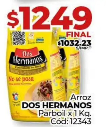 Diarco Arroz DOS HERMANOS Parboil oferta