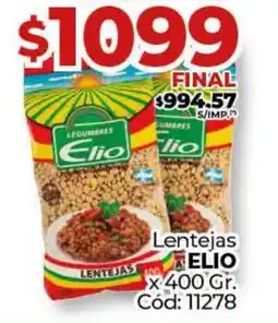 Diarco Lentejas ELIO oferta
