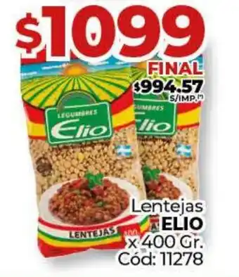 Diarco Lentejas ELIO oferta