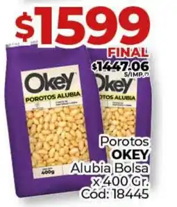 Diarco Porotos OKEY Alubia Bolsa oferta