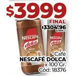 Diarco Café NESCAFÉ DOLCA oferta