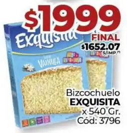 Diarco Bizcochuelo EXQUISITA oferta