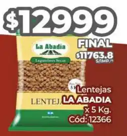 Diarco Lentejas La Abadia oferta