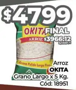 Diarco Arroz OKITA Grano Largo oferta