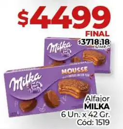 Diarco Alfajor MILKA oferta