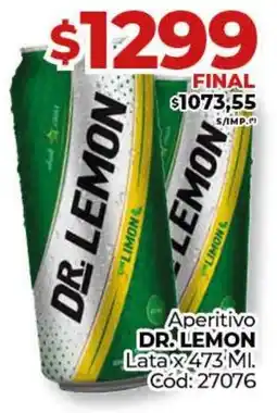 Diarco Aperitivo DR. LEMON Lata oferta