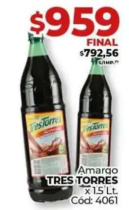 Diarco Amargo TRES TORRES oferta