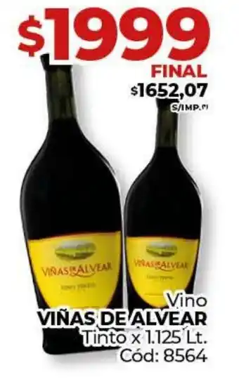 Diarco Vino VIÑAS DE ALVEAR Tinto oferta
