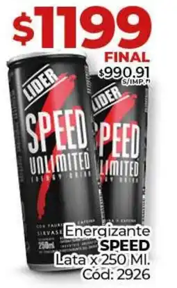 Diarco Energizante SPEED Lata oferta