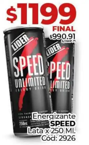 Diarco Energizante SPEED Lata oferta