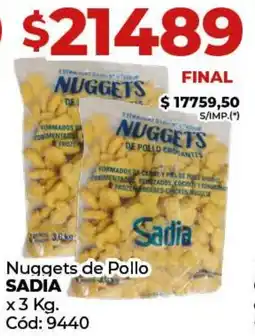 Diarco Nuggets de Pollo SADIA oferta