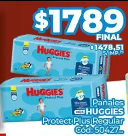 Diarco Pañales HUGGIES Protect Plus Regular oferta