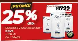 Diarco Shampoo y Acondicionador DOVE oferta