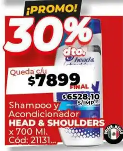Diarco Shampoo y Acondicionador HEAD & SHOULDERS oferta