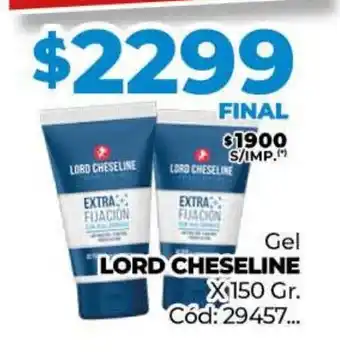 Diarco Gel LORD CHESELINE oferta