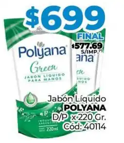 Diarco Jabón Líquido POLYANA D/P oferta