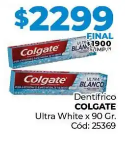 Diarco Dentifrico COLGATE Ultra White oferta