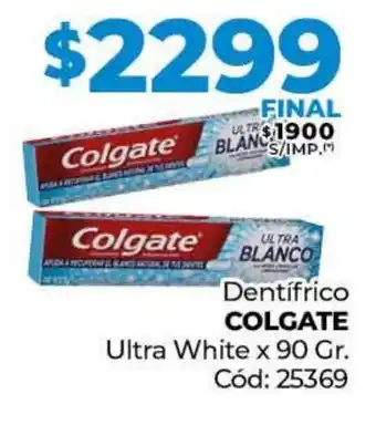 Diarco Dentifrico COLGATE Ultra White oferta