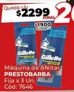 Diarco Máquina de Afeitar PRESTOBARBA Fija oferta